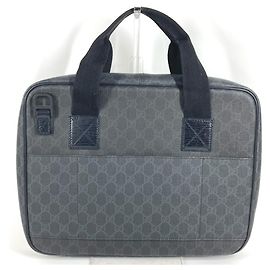 Gucci GG Supreme schwarze Handtasche