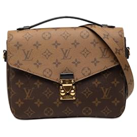 Pochette Metis Monogramma Inverso Marrone Louis Vuitton