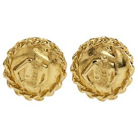 Orecchini a clip Mademoiselle in oro placcato Chanel
