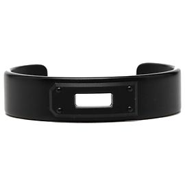Bracelete Kelly So Black em alumínio preto Hermès T5