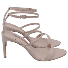 Sandalias de tacón con tira en el tobillo Sophia Webster en cuero rosa nude - Sophia webster
