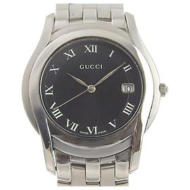 Gucci Herrenuhr aus Edelstahl