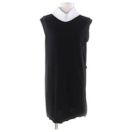 Ärmelloses Strickkleid aus Wolle mit Monogramm-Blumenetikett von Louis Vuitton