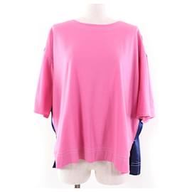 Camiseta de manga corta en mezcla de seda Marni