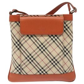 Burberry Nova check Canvas and Leather