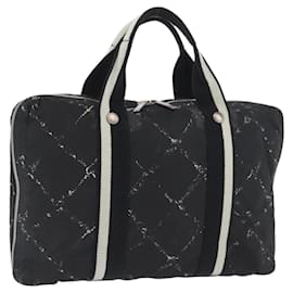 CHANEL Nueva Bolsa de Viaje de Nylon Negra CC Auth BA11357