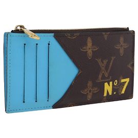 LOUIS VUITTON Portacarte Monete Virgil Abloh No. 7 M81256 Auth ki6622V