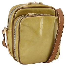 LOUIS VUITTON Borsa a spalla Wooster Monogram Vernis Grigio M91036 LV Auth 170095