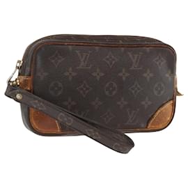 LOUIS VUITTON Clutch Marly Dragonne PM Monogramma M51827 LV Auth ka3181