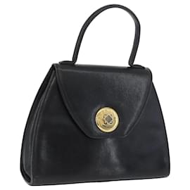 Borsa a mano GIVENCHY in pelle nera e oro Auth BSZ372 - Givenchy
