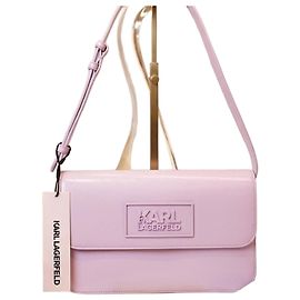 Borsa a mano Karl Lagerfeld Viola Scuro Ecopelle