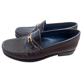 Céline Paris Mokassins aus braunem Leder