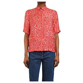 Roseanna Top in misto seta rossa - taglia UK 6