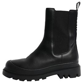 Loewe Botas Chelsea de cuero negro - talla EU 37 (UK 4)