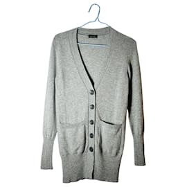 Joe Taft Cardigan aus grauer Kaschmir - Autre Marque