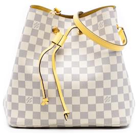 Louis Vuitton Borsa Neonoe MM Damier Azur Bianco