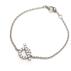 Hermes Finesse 18K White Gold Diamond Charm Bracelet - Hermès