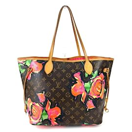 Borsa a Spalla Neverfull MM Monogramma Rosa Louis Vuitton