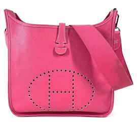 Bolso Hermès Evelyne 1 PM en Rosa Tyrien