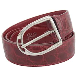 Gucci Crocodile Leather Belt