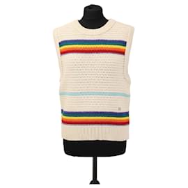 Acne Studios Kavram Wollweste mit Regenbogenstreifen