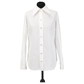 Camisa blanca Gucci de algodón de manga larga
