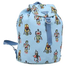 PRADA Backpack Nylon Light Blue Auth 113817V ref.2375715  display picture 3
