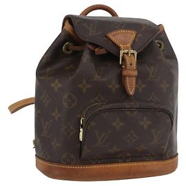 LOUIS VUITTON Zaino Monogram Montsouris PM M51137 LV Auth ki6440
