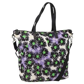 Bolsa Tote PRADA Nylon 2em1 Multicolor Prata Auth BA11353A