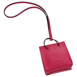 HERMES Sac Orange Charm Leather Pink Auth BSZ504M - Hermès