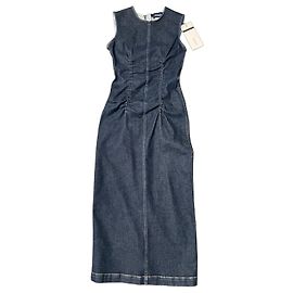 Sportmax lange Jeanskleid