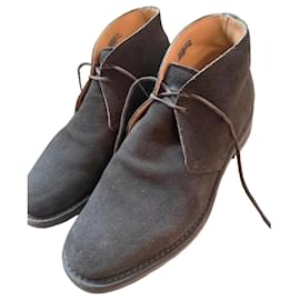 Church's Deerskin Ankle Boots Brown