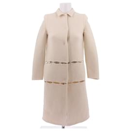Prada Cappotto bianco in lana