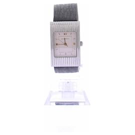 Reloj "Reflet" en acero y cuero negro - Boucheron