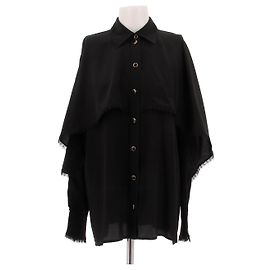 Camisa de seda negra Zimmermann