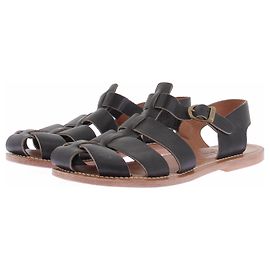 Autre Marque Sandali in pelle nera