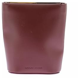 Mini bordeaux Leder Tasche - Autre Marque