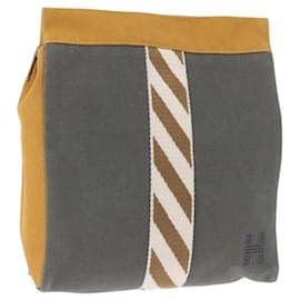 Pochette Jimetu Hermès Gris en Coton