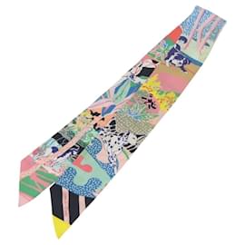 Foulard Twilly Hermès in seta multicolore