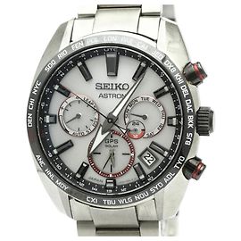 SEIKO Astron Ceramic Radio Solar Mens Watch SBXC081