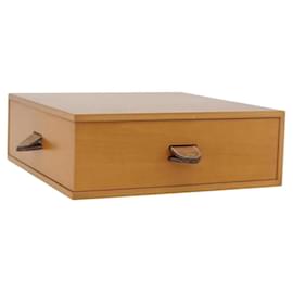 Hermes Desk Box Medium Wood Beige PC Case - Hermès