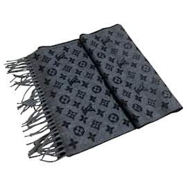 Sciarpa con frange in monogramma sfumato Louis Vuitton
