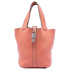 Hermès Arancione Clemence Picotin Lock 18