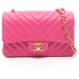 Mini borsa a spalla V Chevron di Chanel