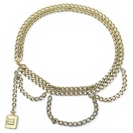 VINTAGE CHANEL KETTE MEDAILLON PARFUMFLASCHE COCO HALSKETTE - Chanel
