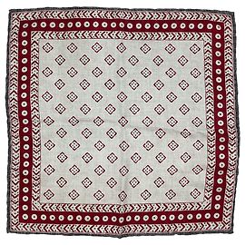 Fazzoletto da taschino in seta multicolore con motivo geometrico Brunello Cucinelli