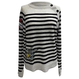 Gestreifter Pullover von Zadig & Voltaire aus mehrfarbigem Kaschmir