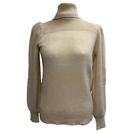 Chloé Rollkragenpullover aus beigem Kaschmir