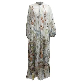 Abito lungo con stampa floreale Charo Ruiz in cotone multicolore - Autre Marque