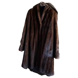 Autre Marque Abrigo de visón marrón Saga Mink Royal